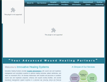 Tablet Screenshot of innovativehealingsystems.com
